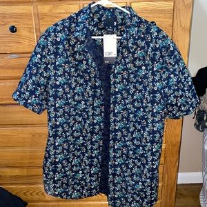 Men’s H&M Floral Button Up Shirt